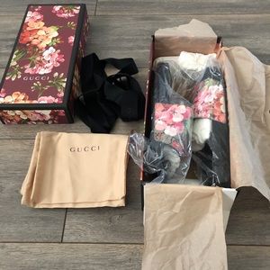 Gucci Floral Slides